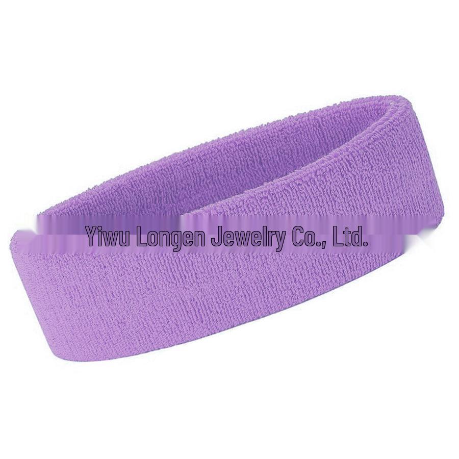 Unisexowy Opaska Sportowa Absorbująca Pot do Fitnessu i Jogi - Modna Opaska do Włosów