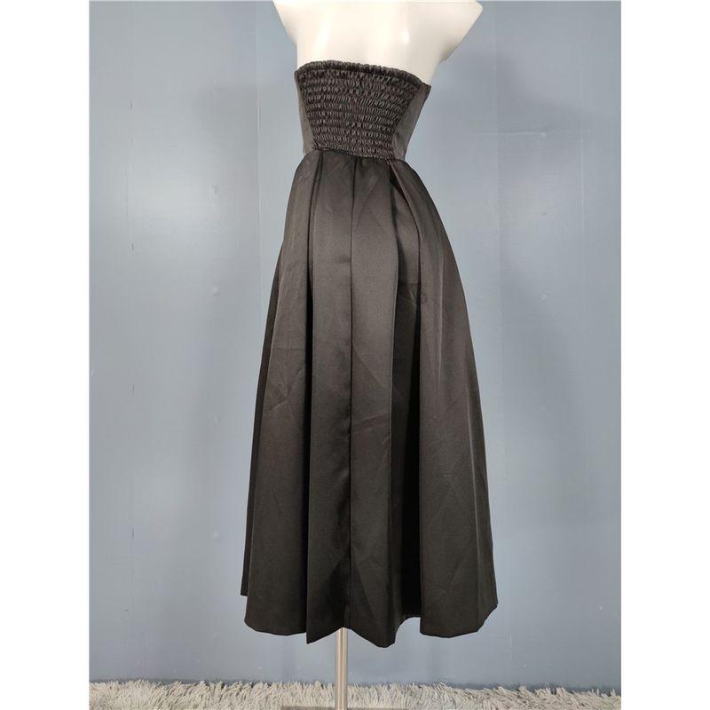 Export Single H Home Summer New Arrival Chest-Wrapped Elegant Lady off-Shoulder Easiest for Match Elegant Banquet Waist-Tight Female Dress