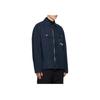 Stone Island Solid Color Polo Collar Long Sleeve Shirt Men shirts Blue 7915109X4-V0020
