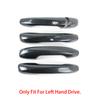 Exterior Door Handle Cover Sticker For Mercedes Benz A B C E GLC Class W177 W247 W205 W213 X253 LHD Carbon Color Car Accessories