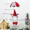 Christmas Scene Decorations Faceless Parachuting Old Man Parachute Window Hanging Decoration Gifts