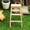 Miniature Model Dollhouse Mini Ladder Wooden Creative Figurine Stairs Toys  Girl