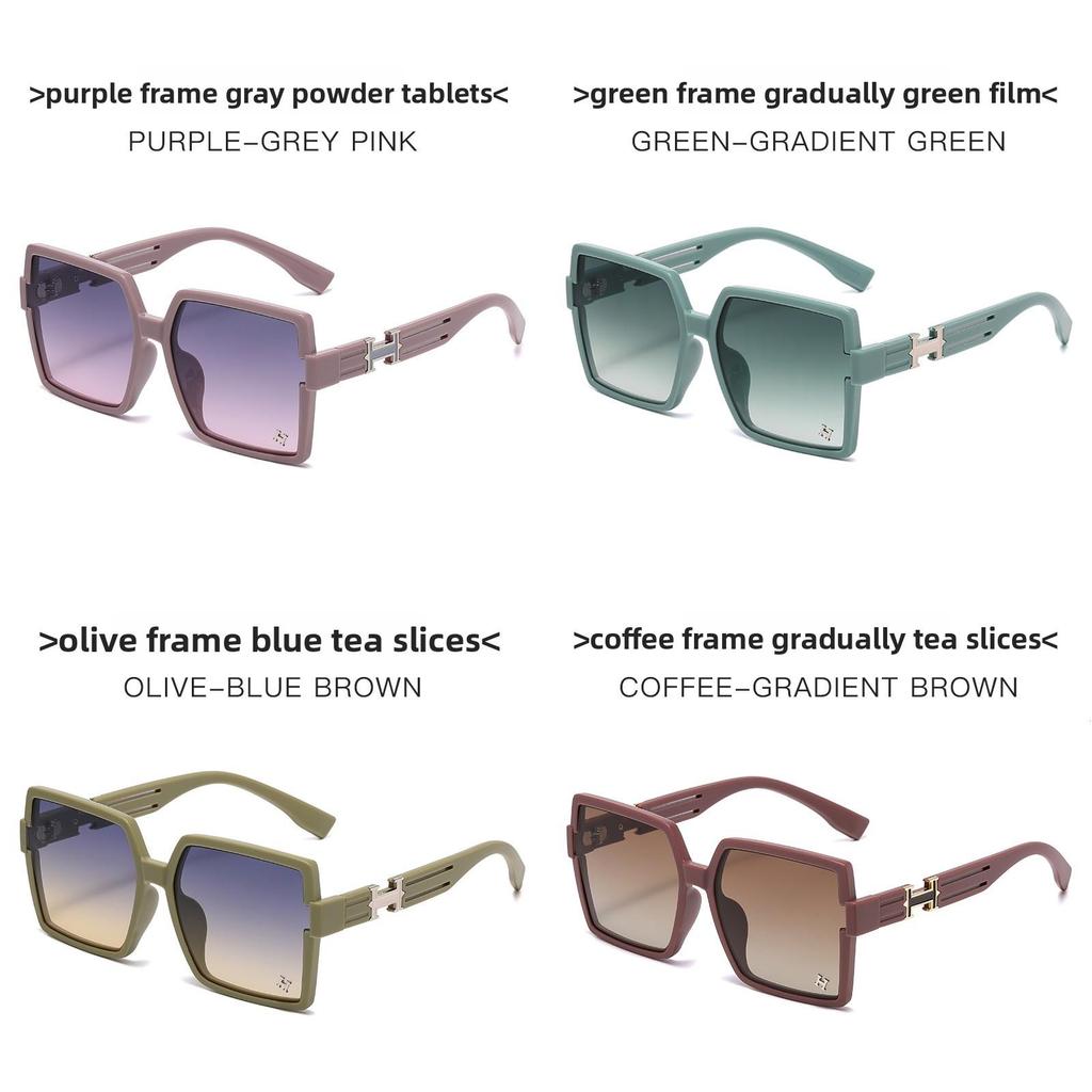 Pc Frame Oversized Sunglasses For Women With Uv400 Protection And Fashionable Style For Travel And Parties