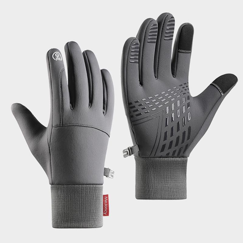 Full Finger Cycling Gloves Winter Gloves Mens Anti Slip Thermal Windproof Mittens