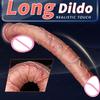 Realistic Long Dildo Brown Anal Plug with Suction Cup Big Penis Butt Plug Long Dick Sex Toys for Women men Phallus Anal Dilator