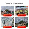 Clear PVC Rainproof Tarpaulin - Thickened Waterproof Cover for Flower Cultivation