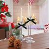 Velvet Bows For Christmas Tree 18 Pieces Rustic Decorative Christmas Ornaments Ribbon Bows Home Party Supplies For Staircase