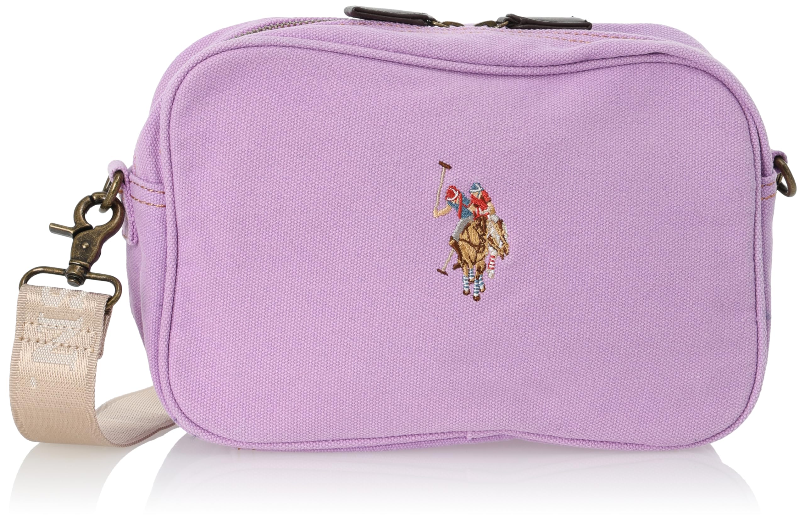 

Polo Crossbody Shoulder Bag Washed Cotton [US Assun] [Item] фіолетовий