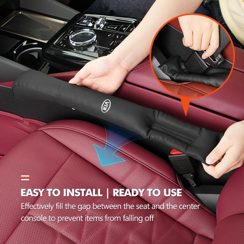 For KIA Car Logo General Seat Gap Filler Leak-proof Filling Strip Auto Decorative Accessories Cerato Proceed Venga Stonic