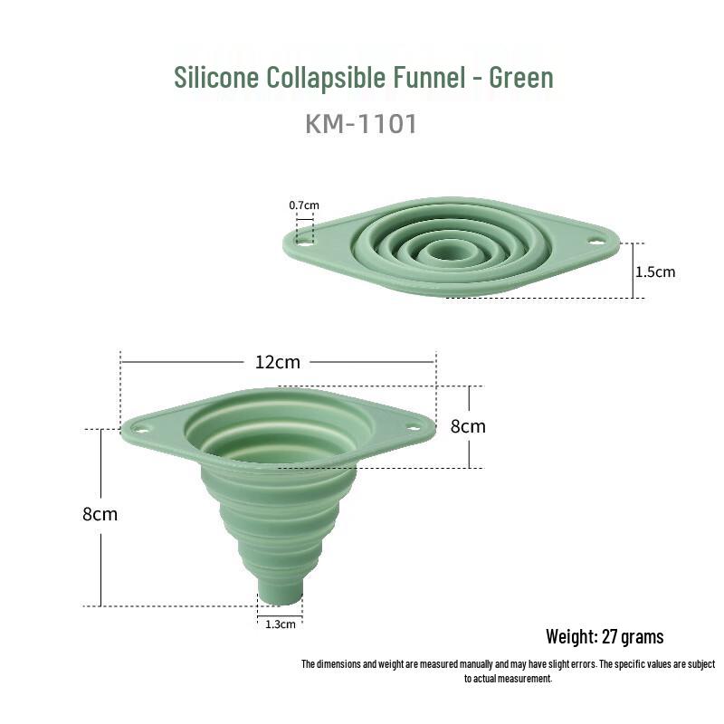Lelejia Folding Silicone Funnel Set
