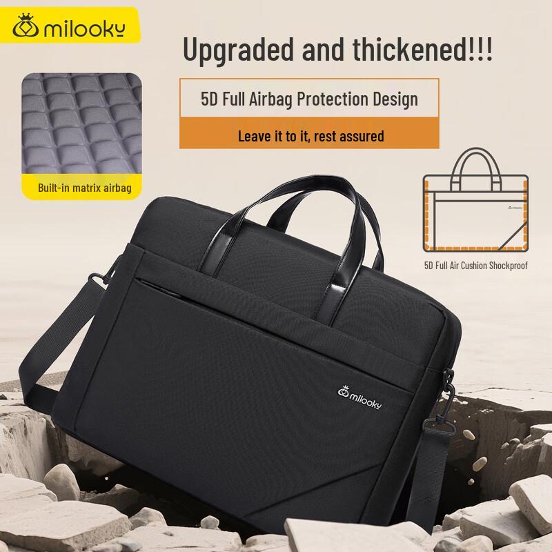 Milooky Laptop Handbag & Shoulder Bag 15-16 inch