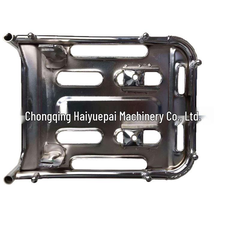 Haiyuepai Rear Cargo Rack for Shanshui 70: Double Seat, Large Tail Box, Motorcycle Accessories
