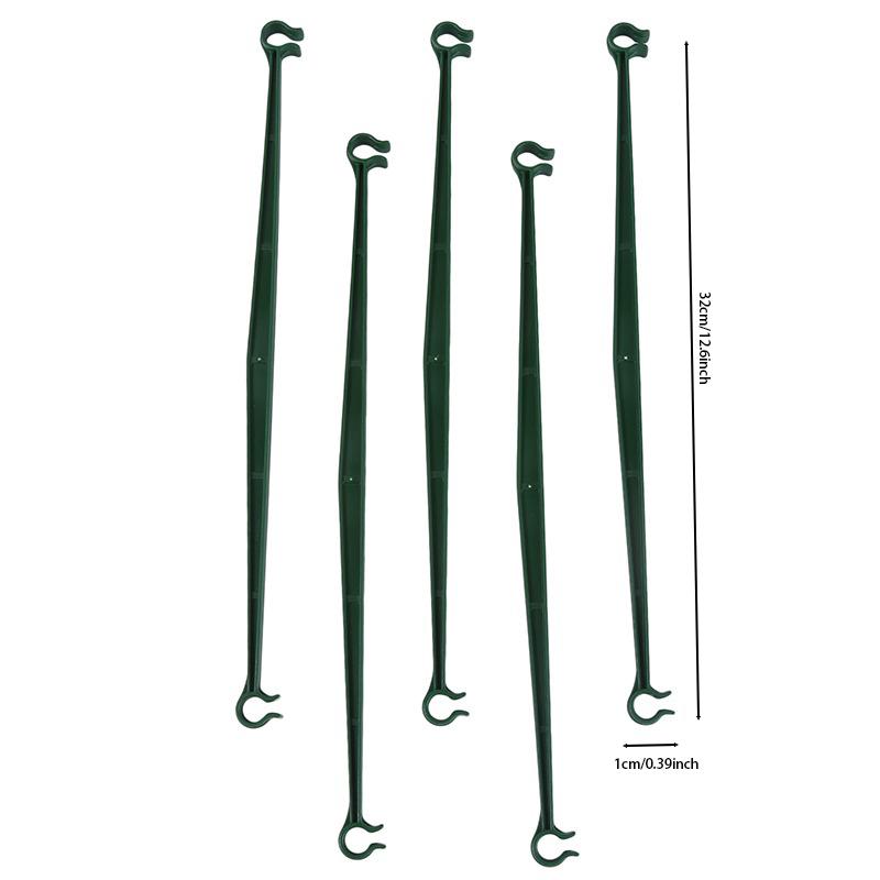 12PCS Plastic Plant Support Pile Frame Greenhouse Arrangement Square Fixed Rod Indoor Flower Plant Vine Climbing Bracket