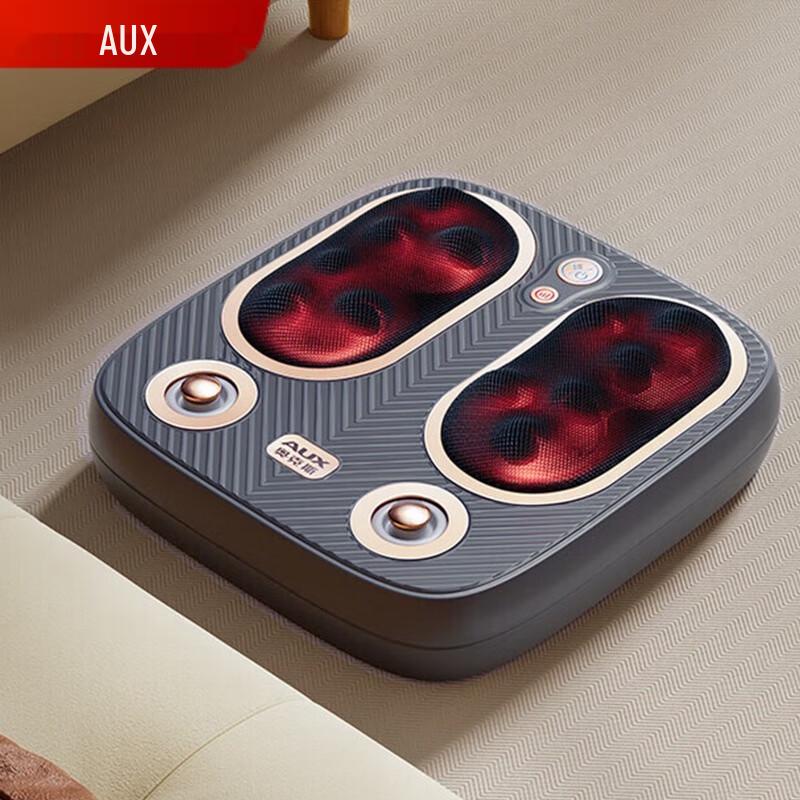 AUX Bionic Kneading Foot & Leg Massager with Heat Therapy