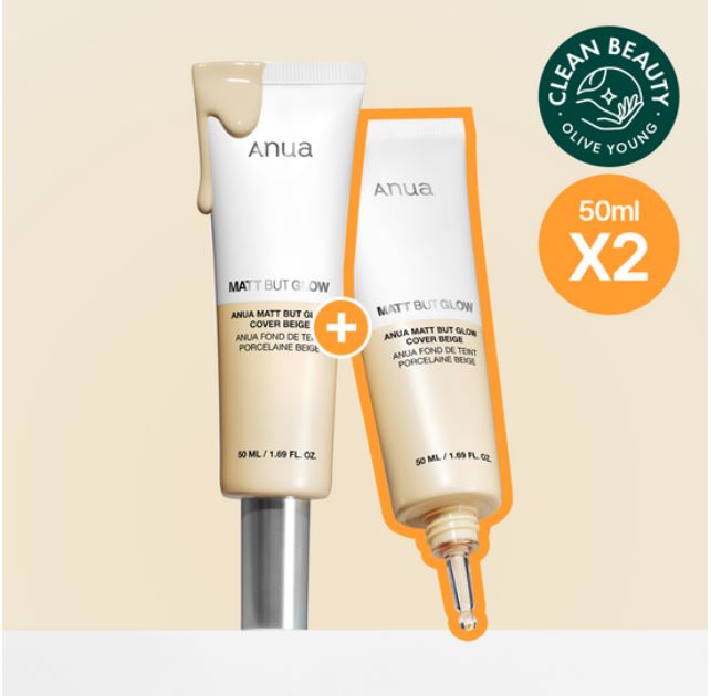 Anua Matte But Glow Cover Beige 50ml Double Pack