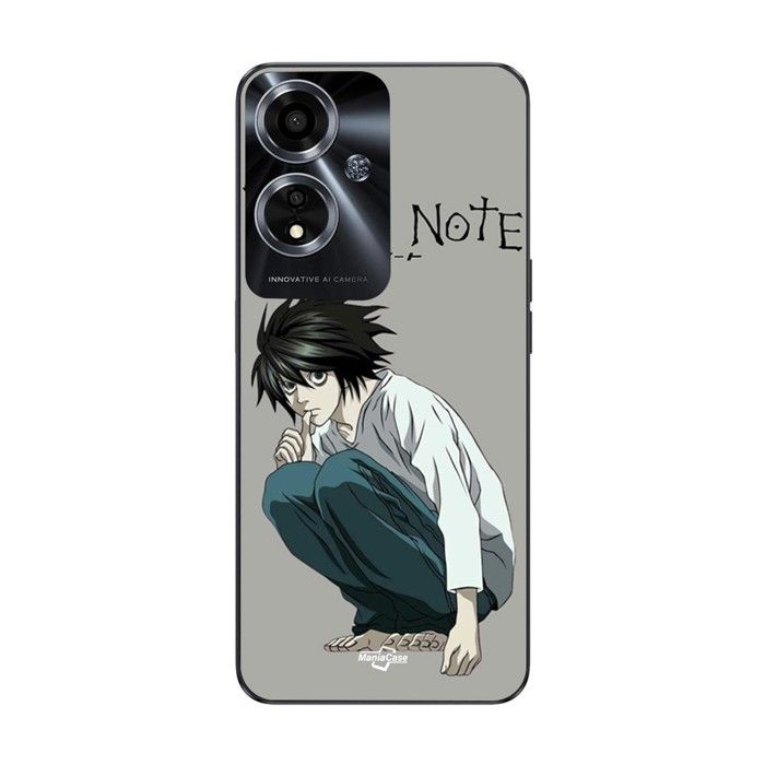 Coque de téléphone - MANIACASE - Oppo A59 5G - Anime Death Note Ryuzaki - Silicone TPU - Noir