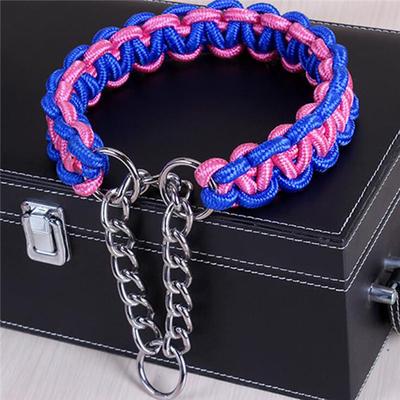 colored chain dog collars