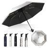 Folding Automatic Double Strand Suitable for Heavy Rainy and Super Folding UV Suitable for Both Sunny and Rainy with Storage Umbrella, One-Touch