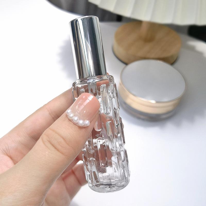 10/15ML Glass Perfume Spray Bottle Rose Gold Aluminum Refillable Atomizer Travel Bottle