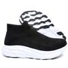 Men‘s Running Shoes Slip-on Socks Shoes Breathable Knit Casual Sneakers Anti-slip Fitness Walking Shoes Male Lightweight Flats