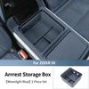 For Zeekr 9X Central Control Armrest Box Silicone Storage Box Car Organizer Interior Accessories Modification
