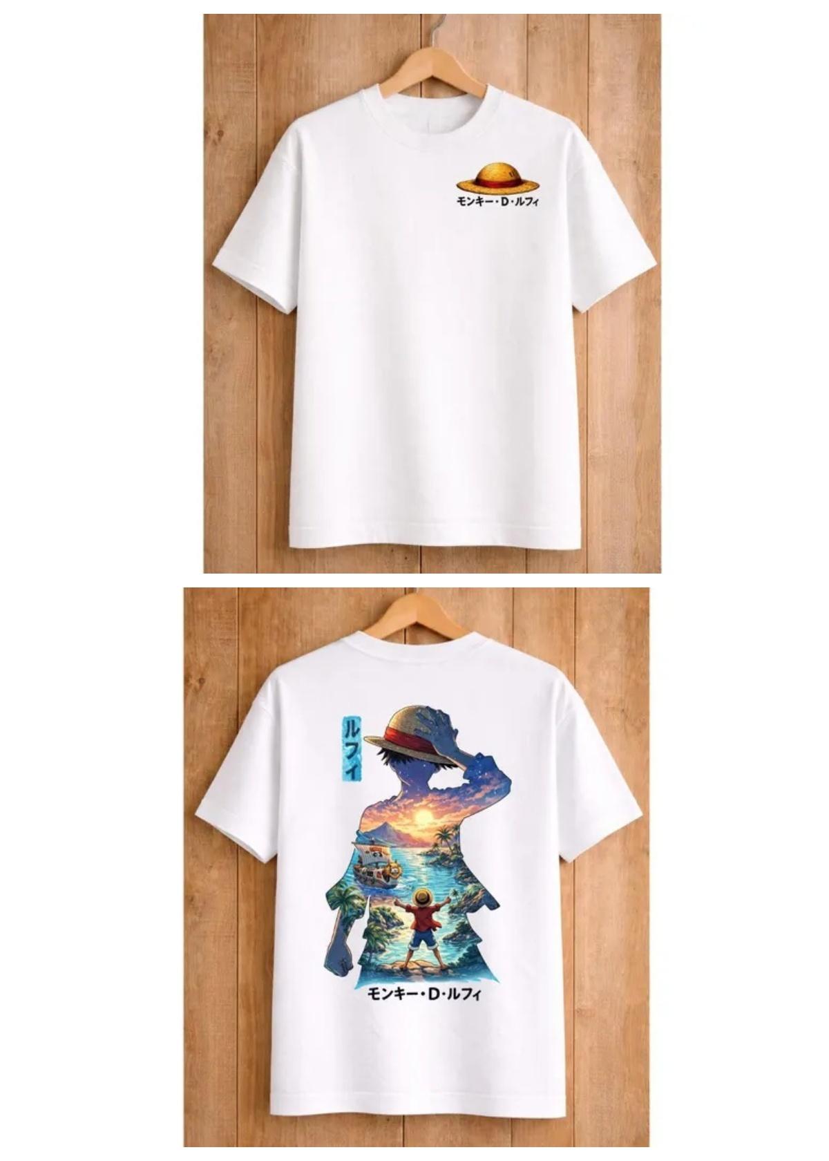 

2026 New Fashion One Piece Men s and Women s High Quality T-shirt Short Sleeves Shanks Japanese Anime Niche Parent-child Clot... S разноцветный