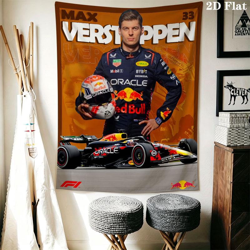 VER Race Maestro Wall Tapestry Aesthetic Wall Hanging Printed Fabric Blanket Decorative Tapestries for Bedroom Living Room Home Decor