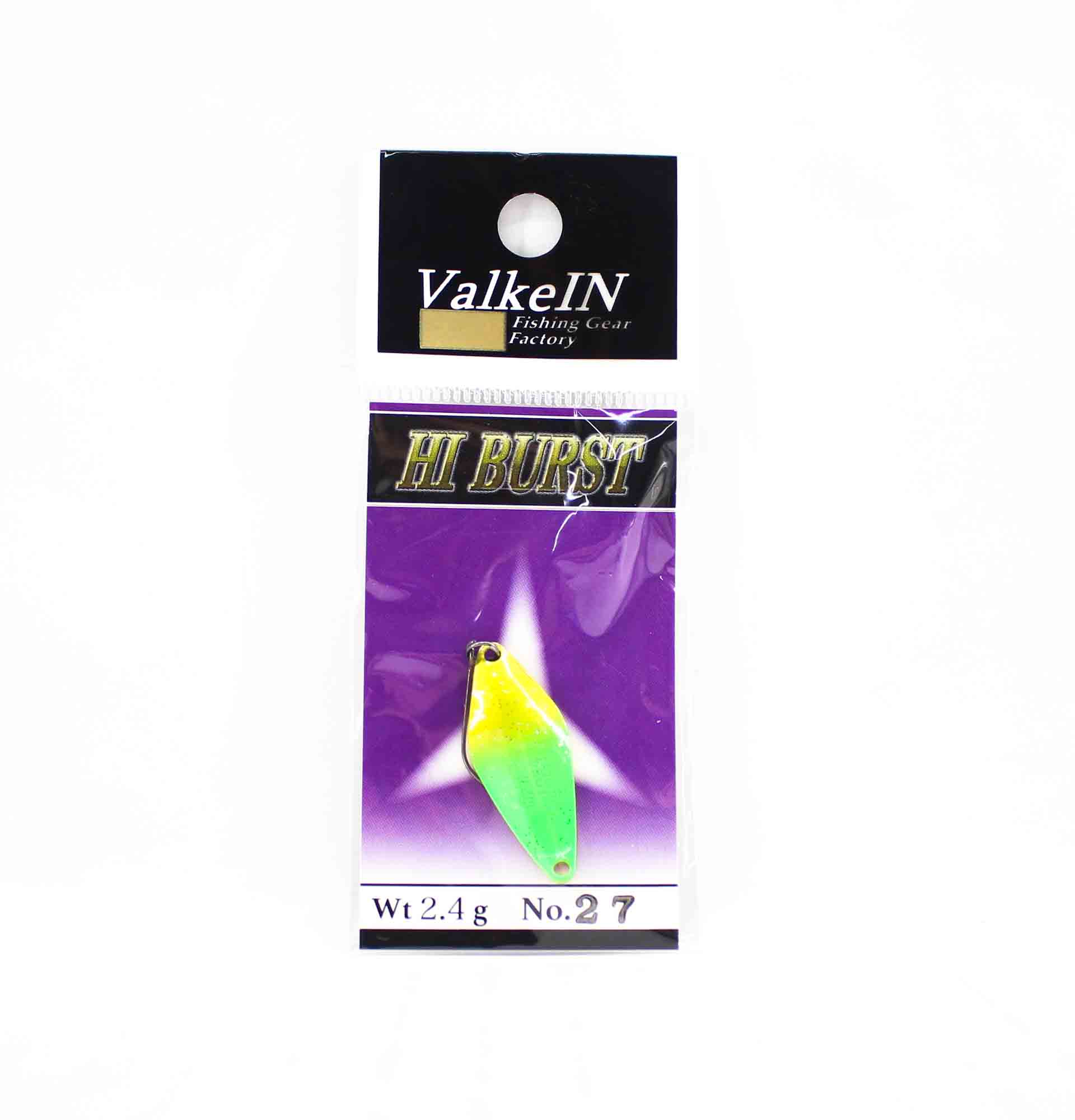 

Тонущая приманка Valkein Spoon Hi Burst 2,4 грамма № 27 (1557)