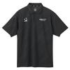 Move Sports Descente SUNSCREEN Mini Pique Polo Short Cooling UV Moisture Quick BK00 Men's Shirt, Sleeve, All-Over Graphic, Function, Stretch,