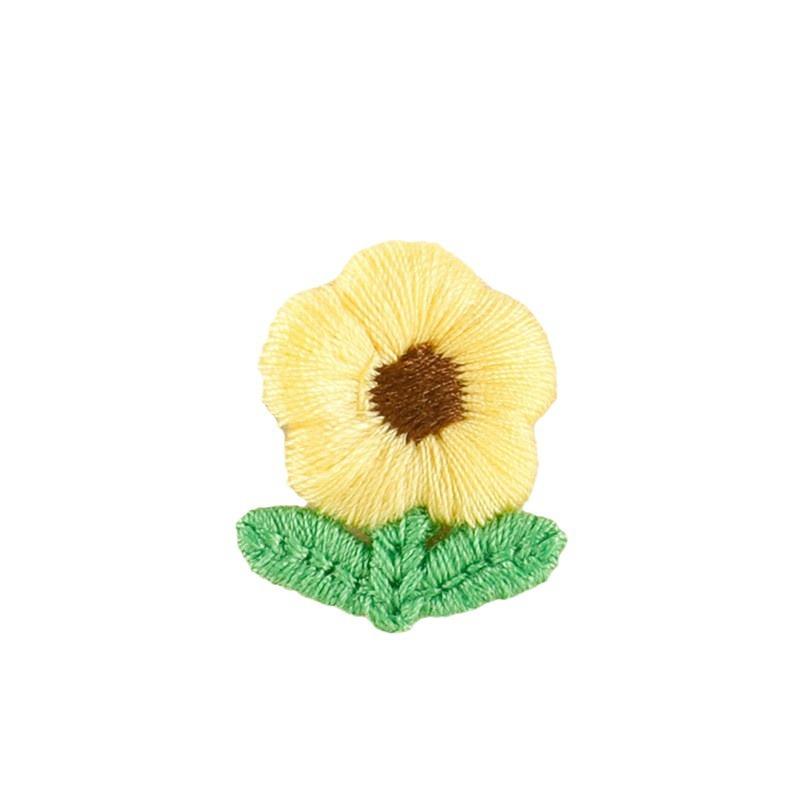 Embroidery Label Hair Accessories Flower Lace Embroidery Stickers DIY Patch Stickers Clothing Accessories Cloth Label Cloth Stickers