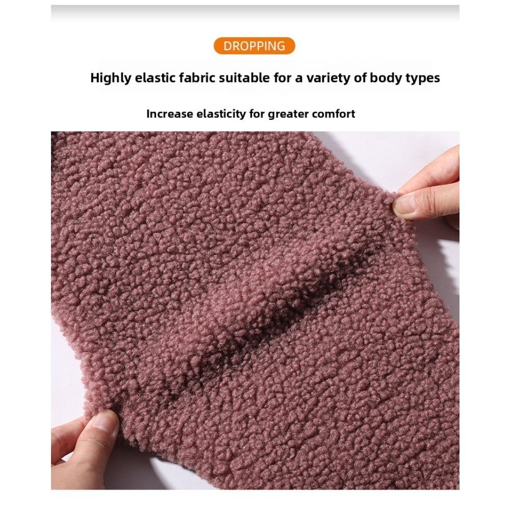 Autumn Winter Sherpa Fleece Warm Coat Women Sweatshirt Fleece Lined Thickened Fashion Fleece Top Jacket