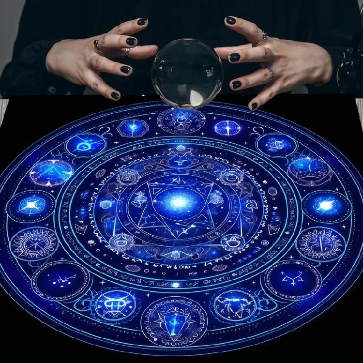 Mysterious Symbol Astrology Tablecloth  Tarots Divinations Tablecloth Altars Cloth Divinations Board Game Accessories