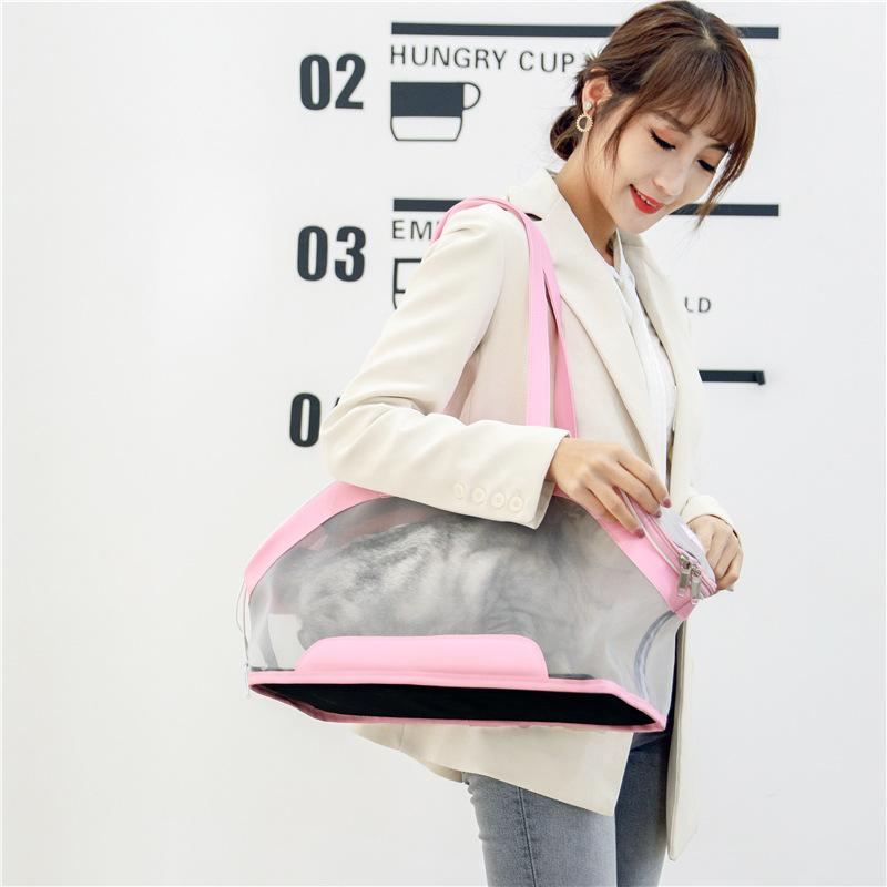 Tragbare Tasche für Katzenausflüge, Katzentasche, Pomeranian, modische, atmungsaktive Tasche, Teddy, Chihuahua, Welpenausflugstasche