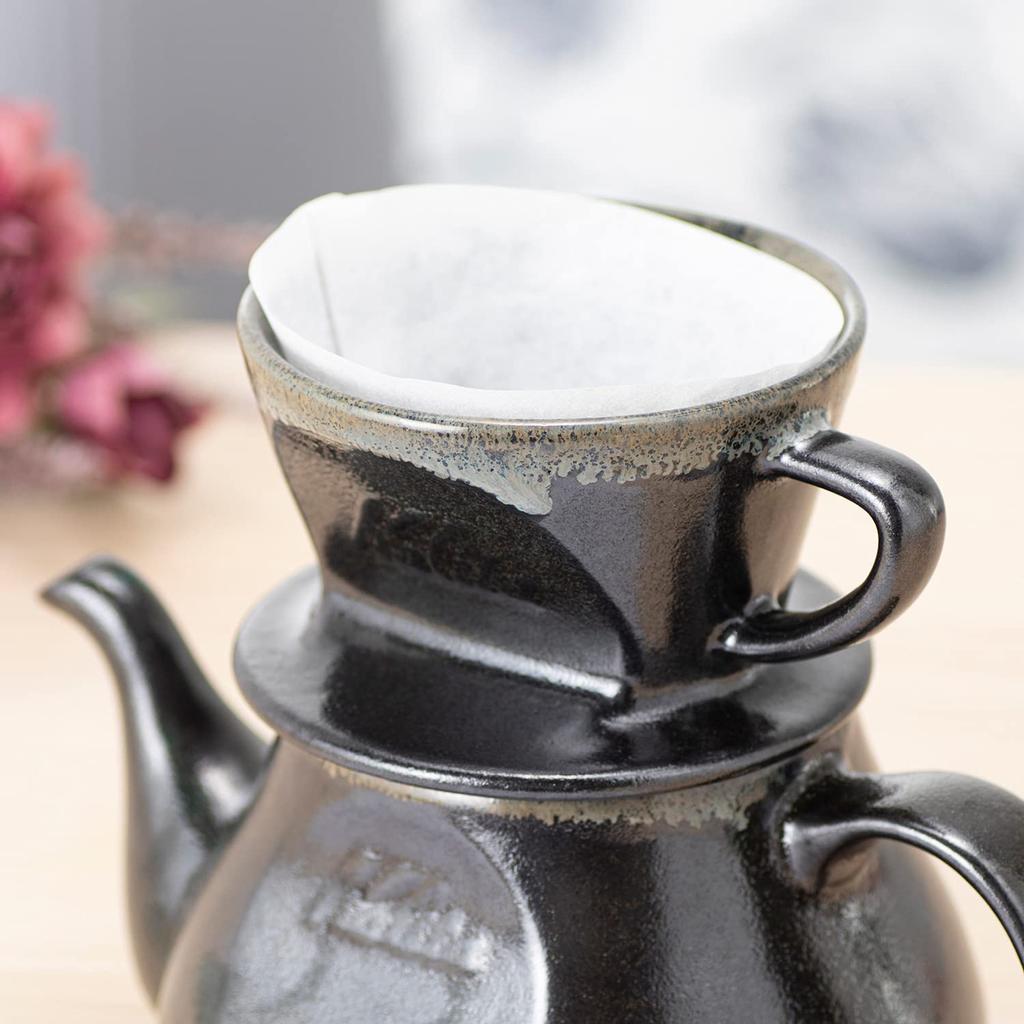 Kalita Kávový dripper keramický černý pro 1-2 osoby Hasami Ware SG 101 dripper dripové vybavení kavárna kavárna venkovní kempování