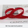 Nastro di Velluto di Seta Oro Rosso per Accessori per Capelli Fai da Te - Misure: 0.6CM, 1CM, 2CM, 2.5CM, 3.8CM