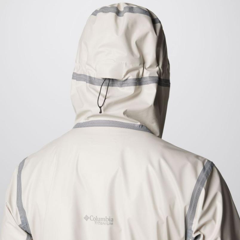 Columbia Chaqueta de Correr Transpirable con Cremallera Completa y Capucha Outdry Extreme Wyldwood para Mujer Chaquetas Beige 2071311-278