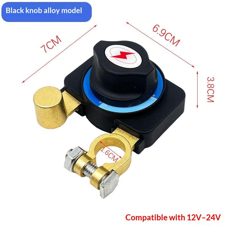 

12V-24V Car Battery Disconnect Switch Manual Automatic Circuit Breaker Anti-Power Off Leakage Protector Universal Auto Parts