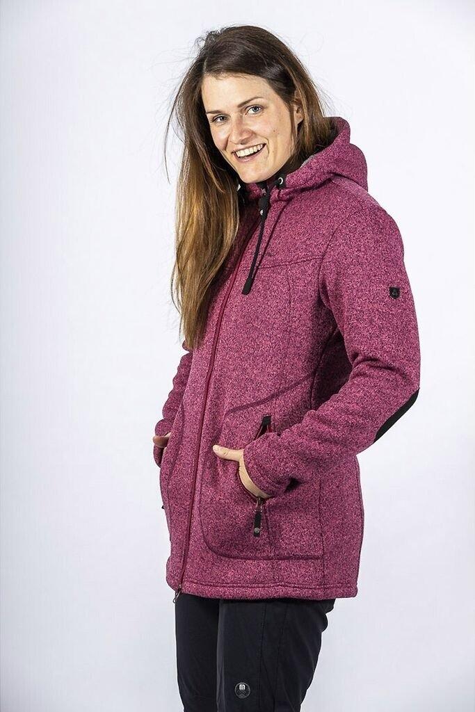 Jacket Maul Strickfleece Coat Cape Purple