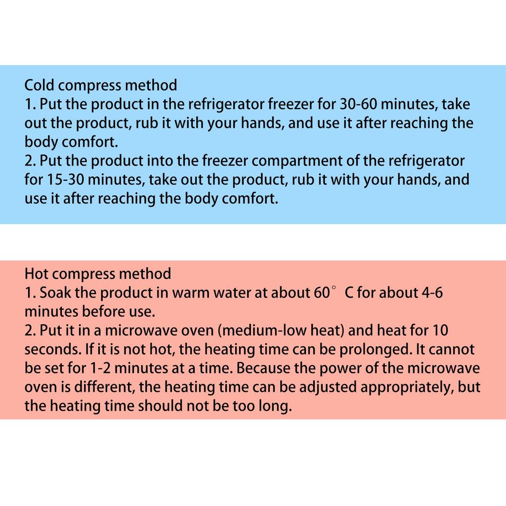 U Shaped Gel Bead Cooling Therapy Neck Wrap Neck Injuries Reusable Relief Cold Pack