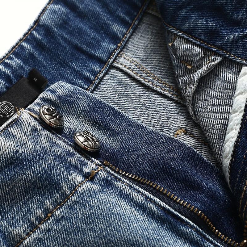 She Tu Vintage High Waist Wide Leg Washed Denim Jeans