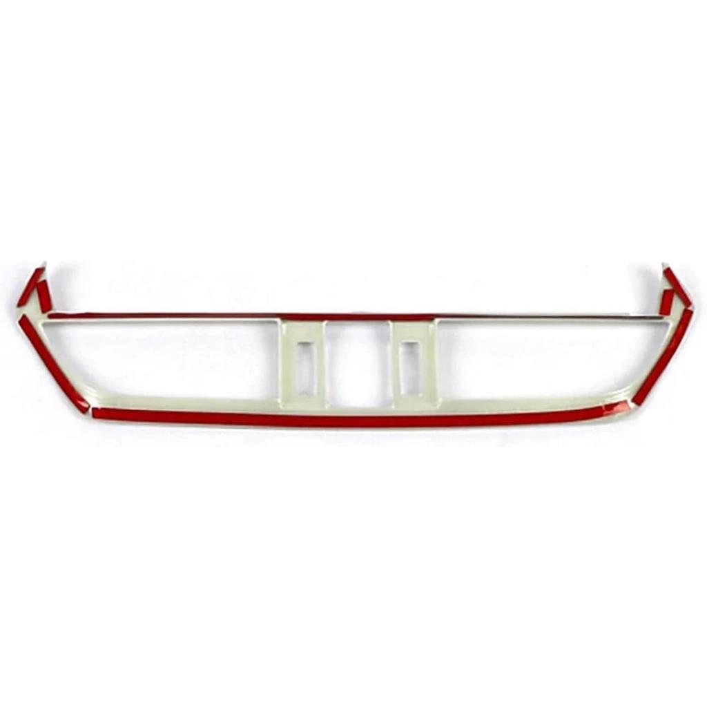 Compatible with Toyota Rav 4 Rav4 5 Gen 2019-2024 Center Console Air Condition AC Outlet Vent Cover Trim Carbon Fiber Color(Peach Wood Color)