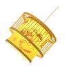 Chinese Style Bamboo Chandelier Patterned Bamboo Art Pendant Lamp Shade Antique Hanging Light with