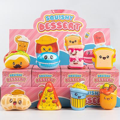 Soft Squishy Slow Rising Food Toy Blind Box Collectible Figures for Kids Stress Relief Gift Blind Bag
