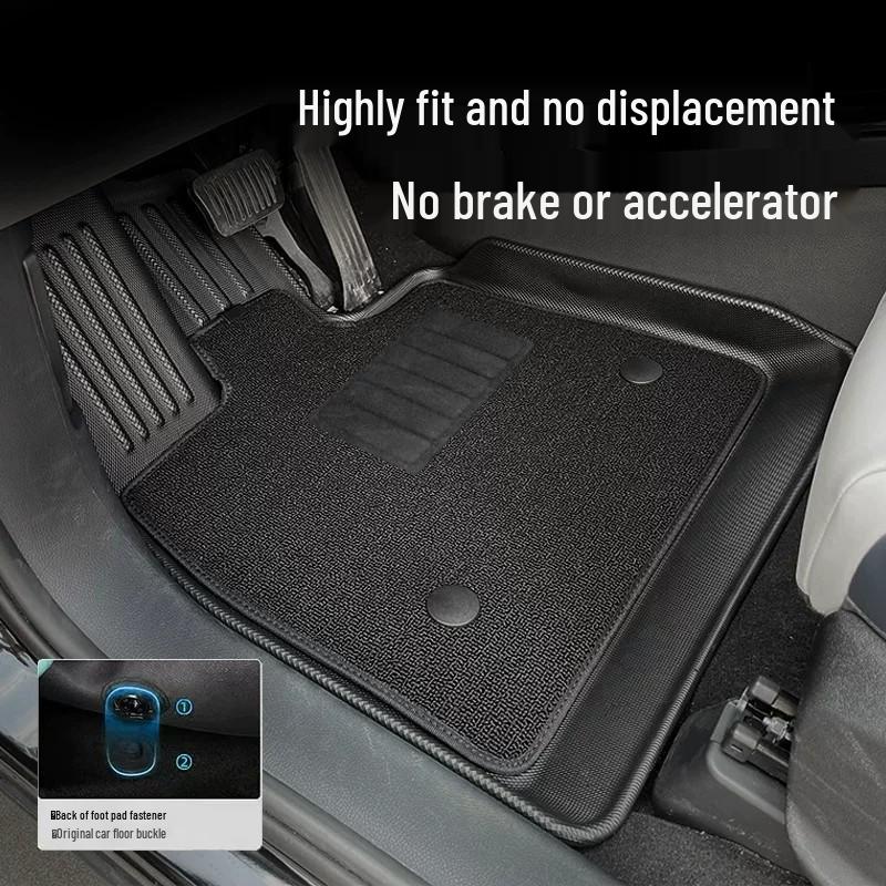 Geely Galaxy A7 EM-i 3D All-Weather TPE Floor & Trunk Mats: Waterproof, Wear-Resistant