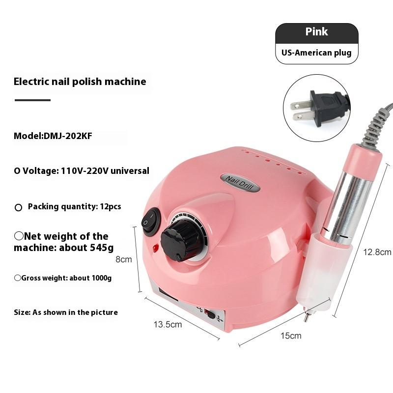 

35000Rpm Electric Nail Drill Machine Cutter Set Nail Gel Polish Nail Tools Salon Equipment Strong Polishing Tool Nail File Kit US plug