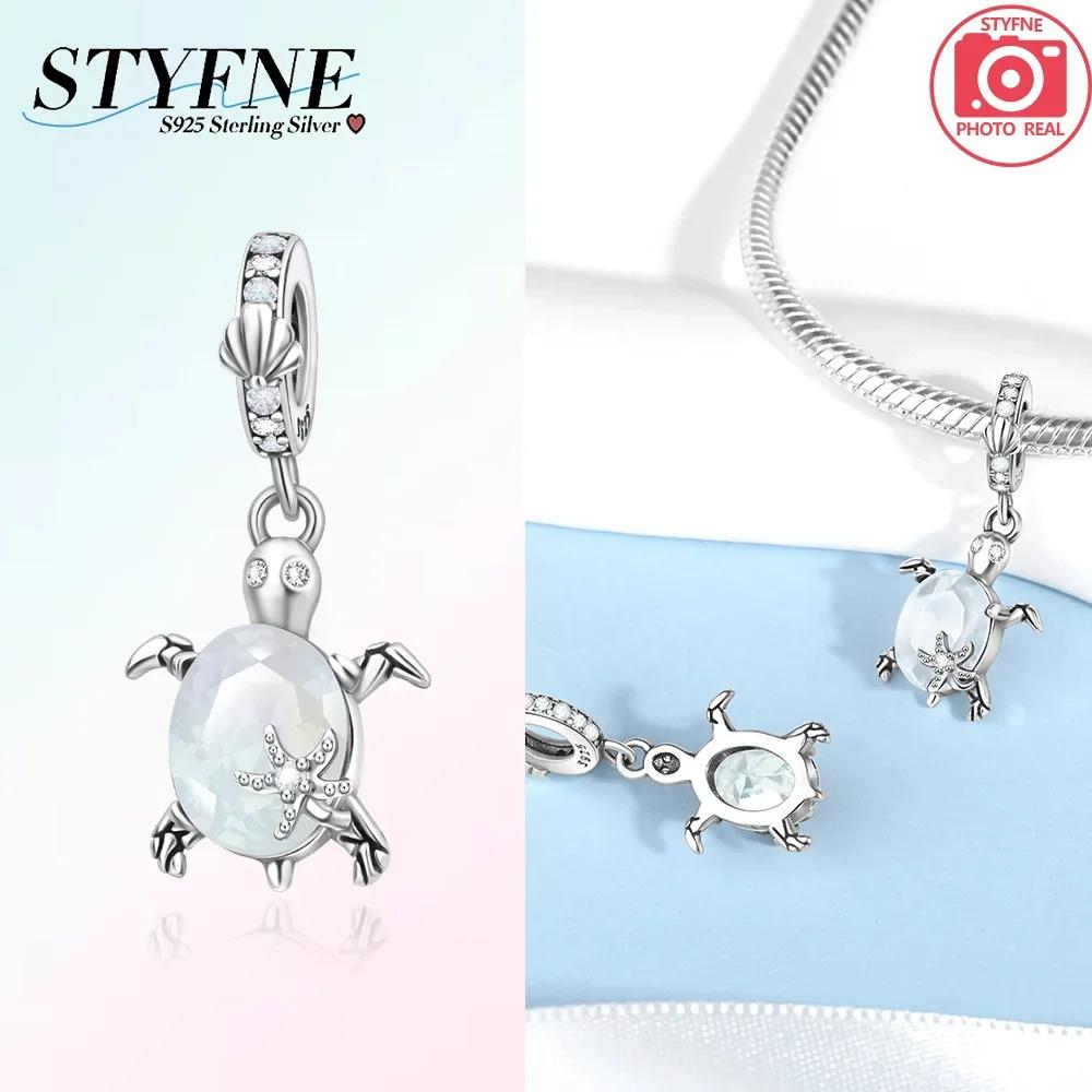 Glittering Copper Colorful Star Turtle Charm Fit Original Bracelet Women Necklace Jewelry Gift Copper Charm Beads