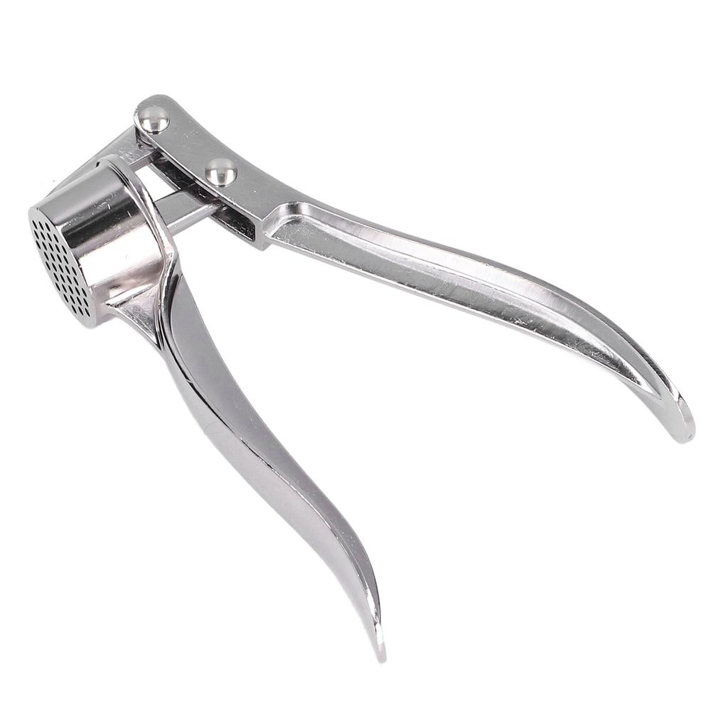 Garlic Press Crusher Handheld Ginger Mincer Tools Zinc Alloy Ergonomic Handle Rustproof for Home Kitchen