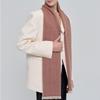 Dal Cashmere Herringbone Muffler Red