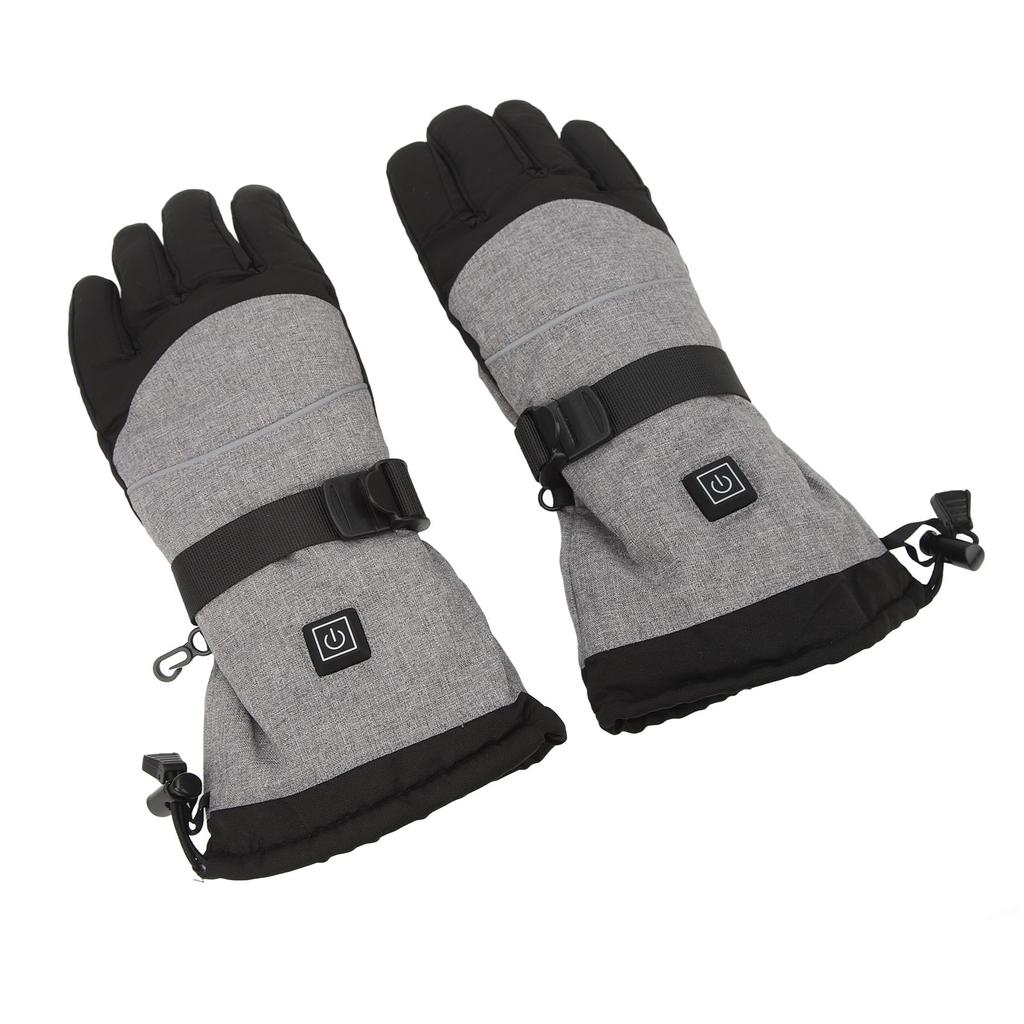 1 Pair Heated Gloves Warm Waterproof Winter Sports Cycling Riding Ski Electric Heated Gloves for