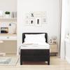Box Spring Bed with Headboard Black 80 x 200 cm Velvet